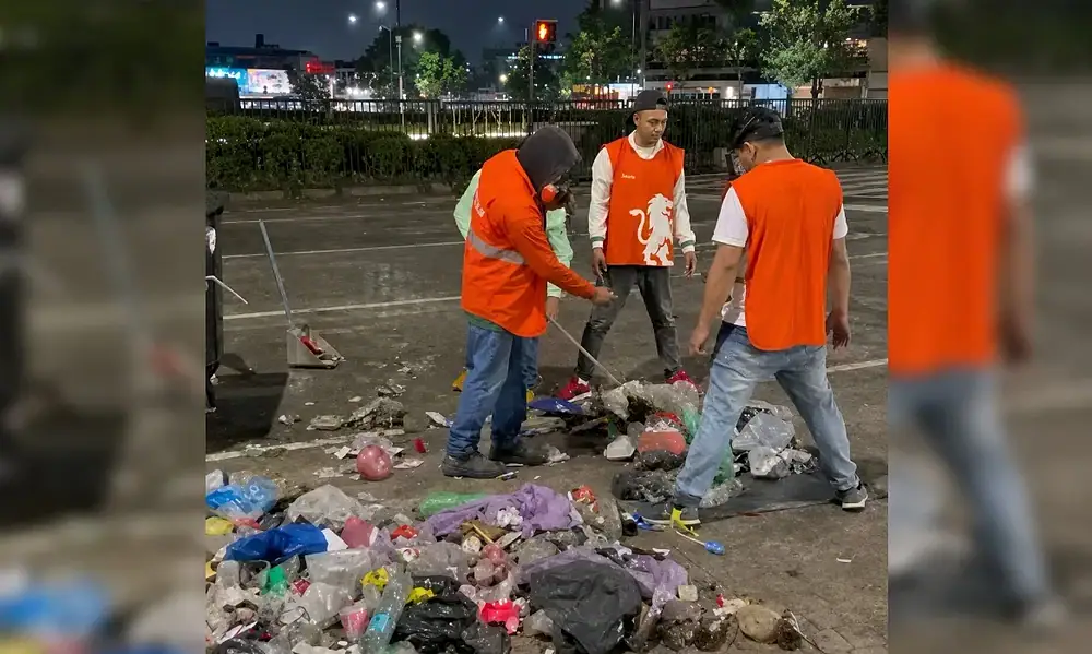 Guadalajara recolecta más de 88 toneladas de basura tras celebración tricolor