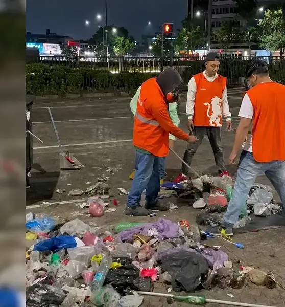 Guadalajara recolecta más de 88 toneladas de basura tras celebración tricolor
