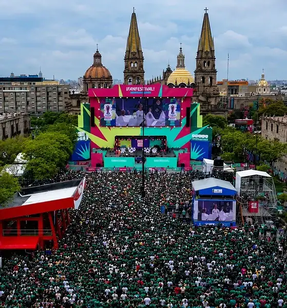 El arranque del Mundial 2026 reunió a 38 mil personas en el Centro Histórico de Guadalajara