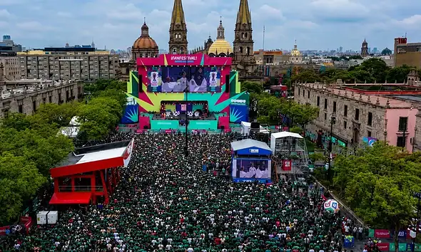 El arranque del Mundial 2026 reunió a 38 mil personas en el Centro Histórico de Guadalajara
