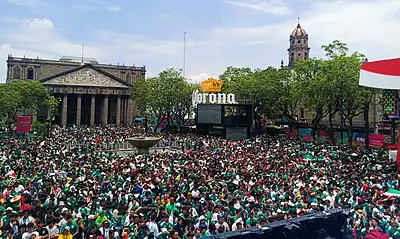 El arranque del Mundial 2026 reunió a 38 mil personas en el Centro Histórico de Guadalajara