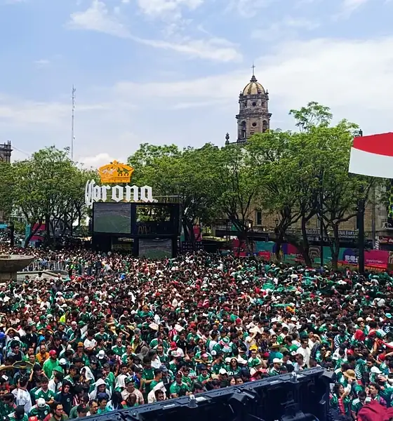 El arranque del Mundial 2026 reunió a 38 mil personas en el Centro Histórico de Guadalajara
