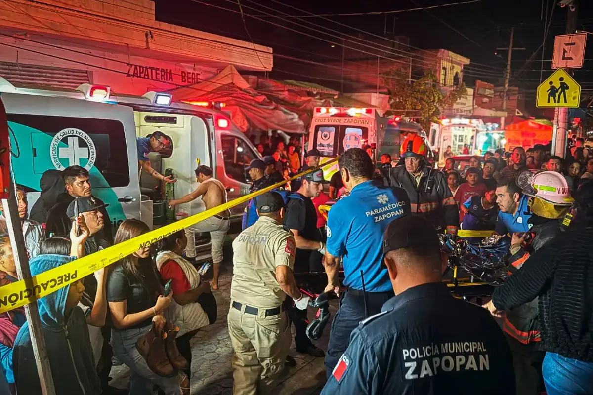 Explosión de castillo de pirotecnia deja 12 lesionados en San Juan de Ocotán