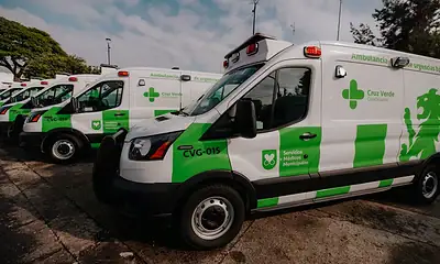 Guadalajara incorpora ocho ambulancias para atención de emergencias