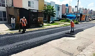 Tlajomulco duplica bacheo durante temporada de lluvias