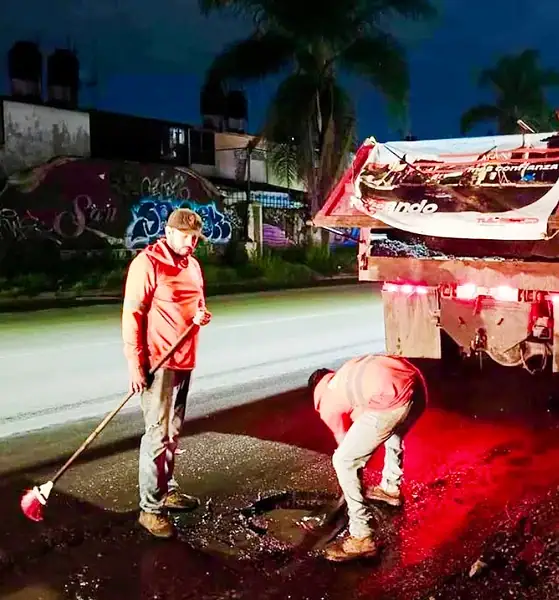 Más de 3 mil metros cuadrados de baches se repararon durante el temporal: Tlajomulco
