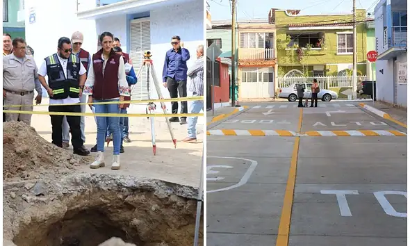 Tlaquepaque reconstruyó calle tras socavón; acusa omisión del Siapa