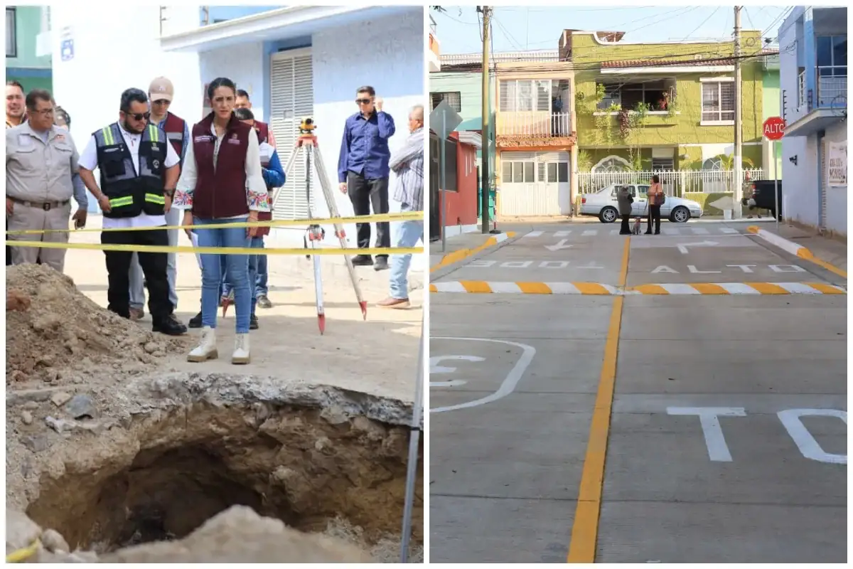 Tlaquepaque reconstruyó calle tras socavón; acusa omisión del Siapa