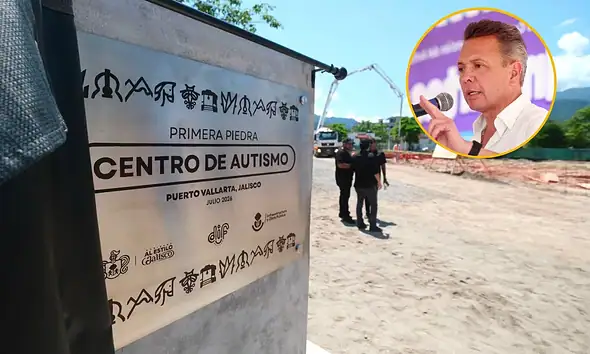 Autoridades participan en el arranque de la construcción del Centro Regional de Autismo y Discapacidad Intelectual de Puerto Vallarta, proyecto que contará con una inversión inicial de 80 millones de pesos.