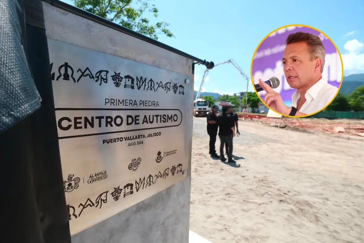 Autoridades participan en el arranque de la construcción del Centro Regional de Autismo y Discapacidad Intelectual de Puerto Vallarta, proyecto que contará con una inversión inicial de 80 millones de pesos.
