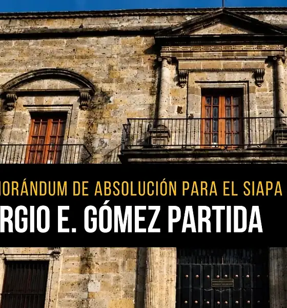 Un memorándum de absolución para el SIAPA