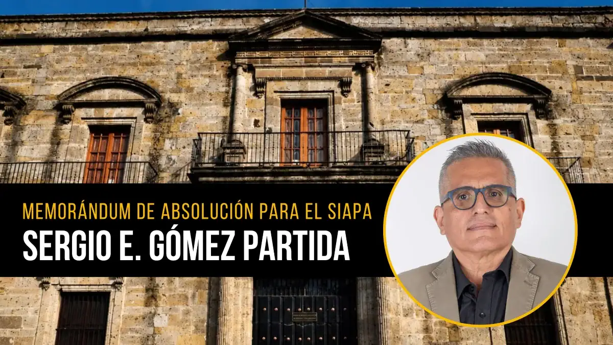 Un memorándum de absolución para el SIAPA