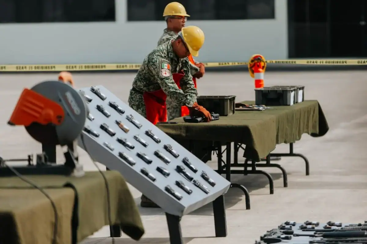 Destruyen 509 armas y casi 44 mil cartuchos en Jalisco