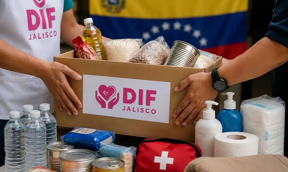 DIF Jalisco abre Centro de Acopio en apoyo a víctimas por sismos en Venezuela