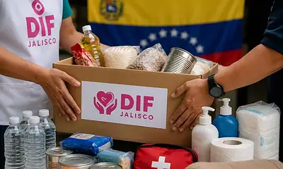 DIF Jalisco abre Centro de Acopio en apoyo a víctimas por sismos en Venezuela