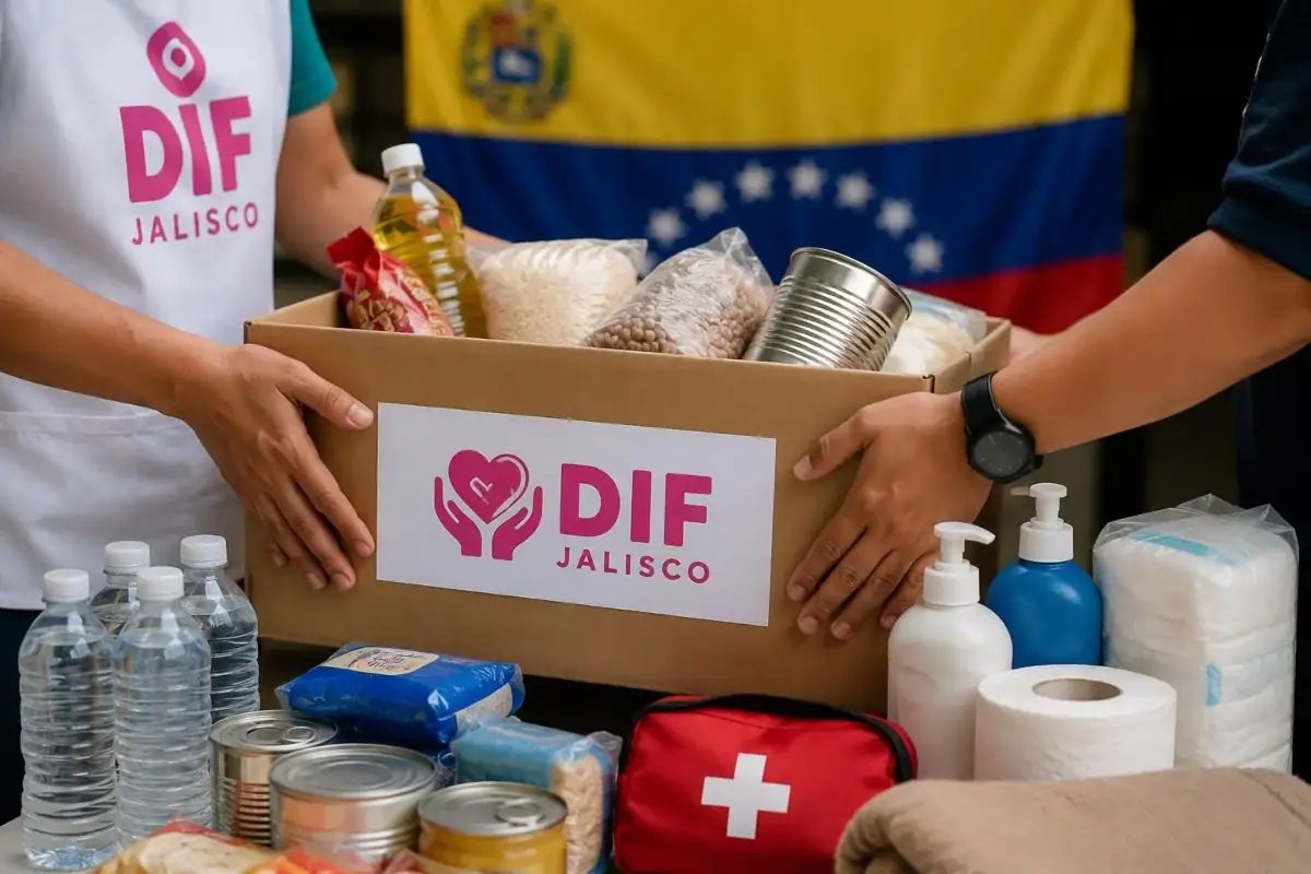 DIF Jalisco abre Centro de Acopio en apoyo a víctimas por sismos en Venezuela