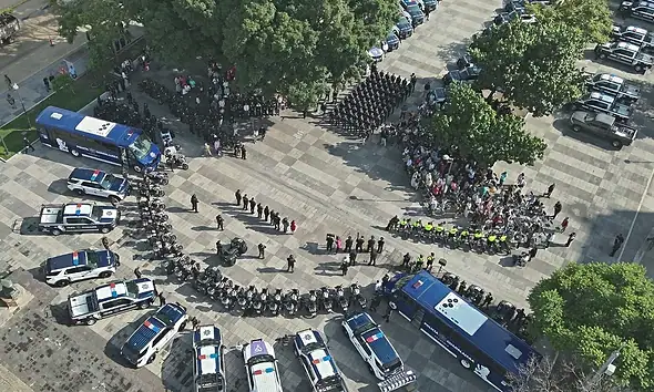 Policía de Guadalajara recibe 87 patrullas nuevas y suma más elementos