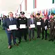Roberto Alarcón Estrada recibe el reconocimiento otorgado al Gobierno de Jalisco por su participación en el Plan Kukulkán, estrategia de seguridad implementada durante la Copa Mundial de Futbol 2026.