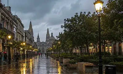 Lluvias en Zona Metropolitana de Guadalajara.