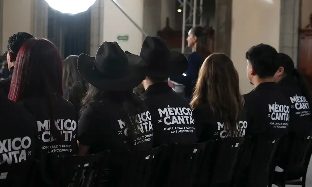 Más de 16 mil jóvenes participaron en México Canta: Sheinbaum