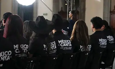 Más de 16 mil jóvenes participaron en México Canta: Sheinbaum