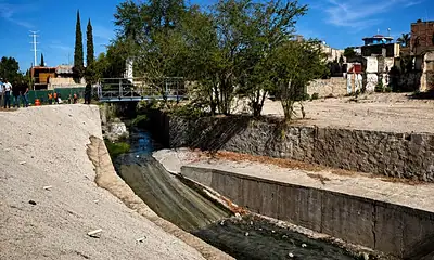 Frangie anuncia obras en el arroyo de La Martinica