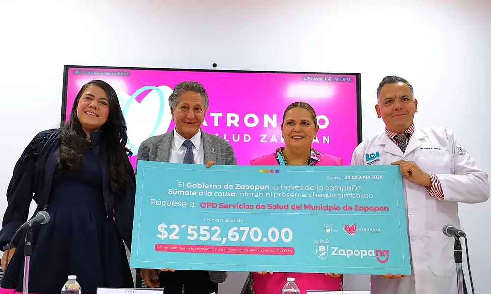 Zapopan entrega 2.5 millones en donativos al Hospitalito