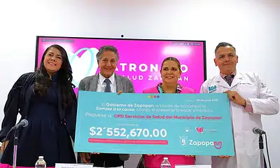 Zapopan entrega 2.5 millones en donativos al Hospitalito