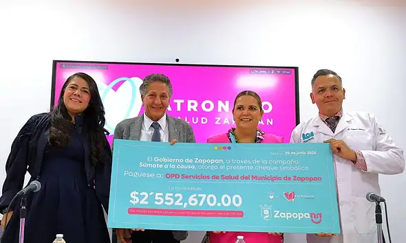 Zapopan entrega 2.5 millones en donativos al Hospitalito
