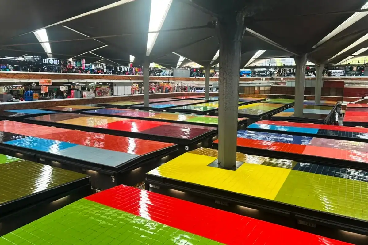 Inauguran rehabilitación integral y el mural de mosaicos en Mercado San Juan de Dios