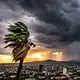 Cielo parcialmente nublado sobre la Zona Metropolitana de Guadalajara antes de una tarde con probabilidad de tormentas.