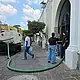 Centro Cultural El Refugio de Tlaquepaque tras el corte de agua del Siapa