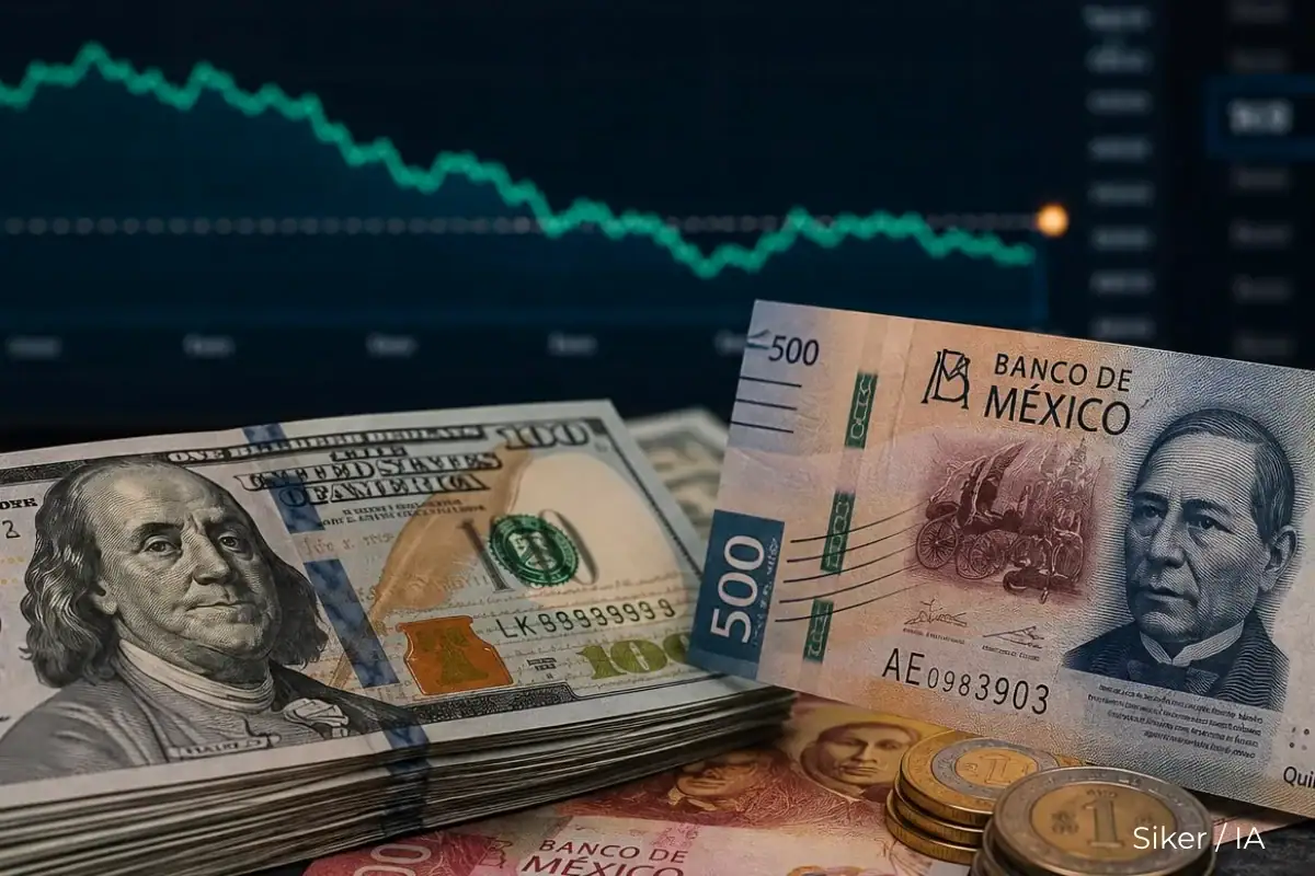 Dólar hoy jueves 20 de agosto de 2026 por debajo de los 17 pesos mexicanos