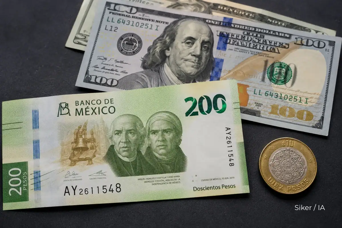 Precio del dólar hoy martes 25 de agosto de 2026 frente al peso mexicano