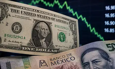 Dólar HOY miércoles 19 de agosto con una cotización por debajo de los 17 pesos frente a la moneda mexicana.