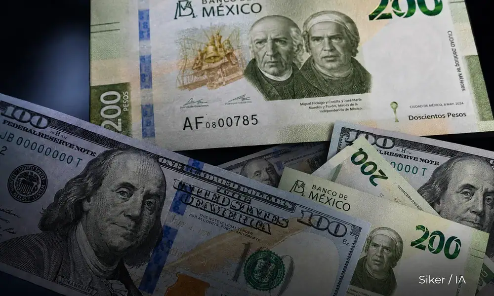 Precio del dólar hoy viernes 28 de agosto de 2026 frente al peso mexicano.