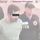 Fernando Farías Laguna durante su traslado de Argentina a México