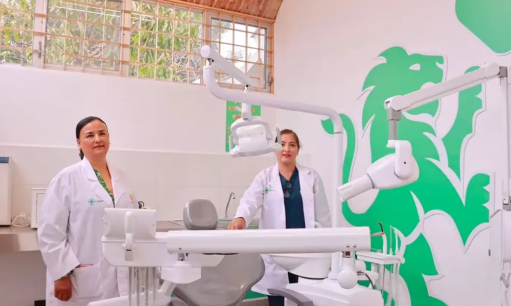 Casa de Salud La Ferro rehabilitada por el Gobierno de Guadalajara en la colonia Ferrocarril.