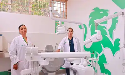 Casa de Salud La Ferro rehabilitada por el Gobierno de Guadalajara en la colonia Ferrocarril.