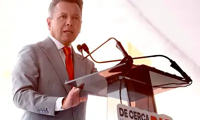 Pablo Lemus informa sobre proyectos hídricos para la Zona Metropolitana de Guadalajara.