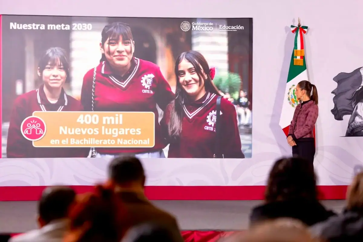 México buscará crear 400 mil nuevos lugares en bachillerato durante el sexenio
