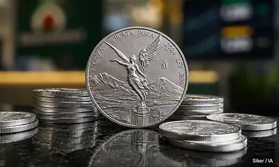 Precio de la onza de plata Libertad hoy lunes 17 de agosto de 2026 en Banco Azteca