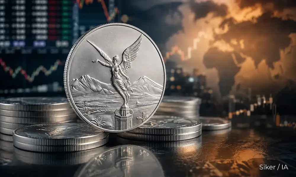 Precio de la onza de plata Libertad hoy lunes 10 de agosto de 2026 en Banco Azteca