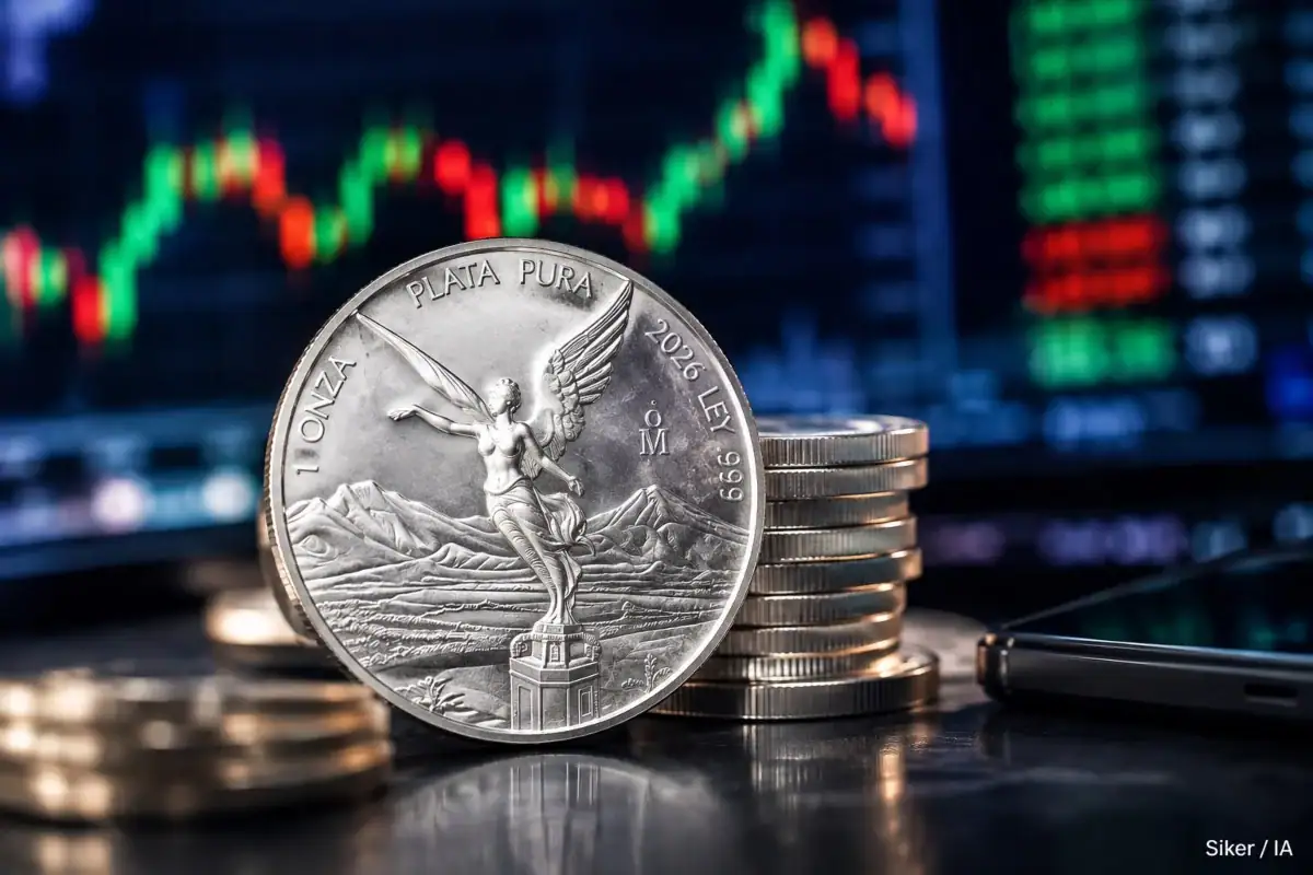 Precio de la onza de plata Libertad hoy jueves 13 de agosto de 2026 en Banco Azteca