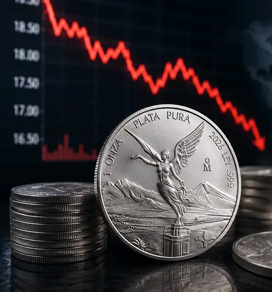 Precio de la onza de plata Libertad hoy viernes 14 de agosto de 2026 en Banco Azteca
