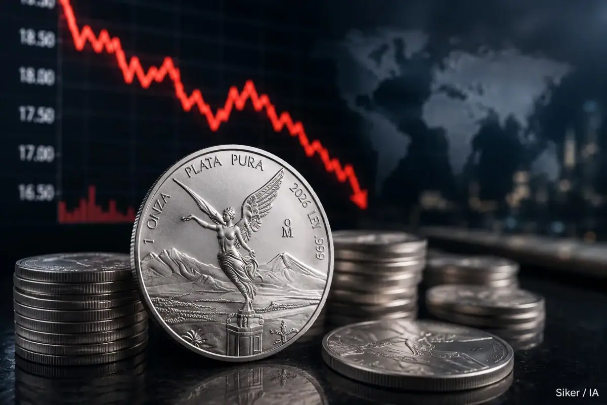Precio de la onza de plata Libertad hoy viernes 14 de agosto de 2026 en Banco Azteca