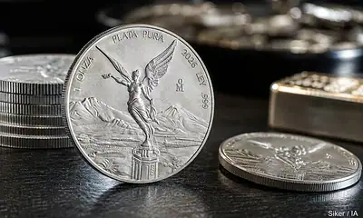 Precio de la onza de plata Libertad hoy martes 18 de agosto de 2026 en Banco Azteca