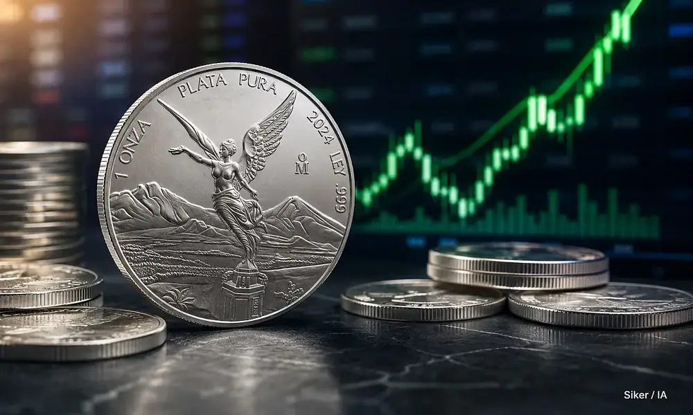 Precio de la onza de plata Libertad hoy viernes 21 de agosto de 2026 en Banco Azteca