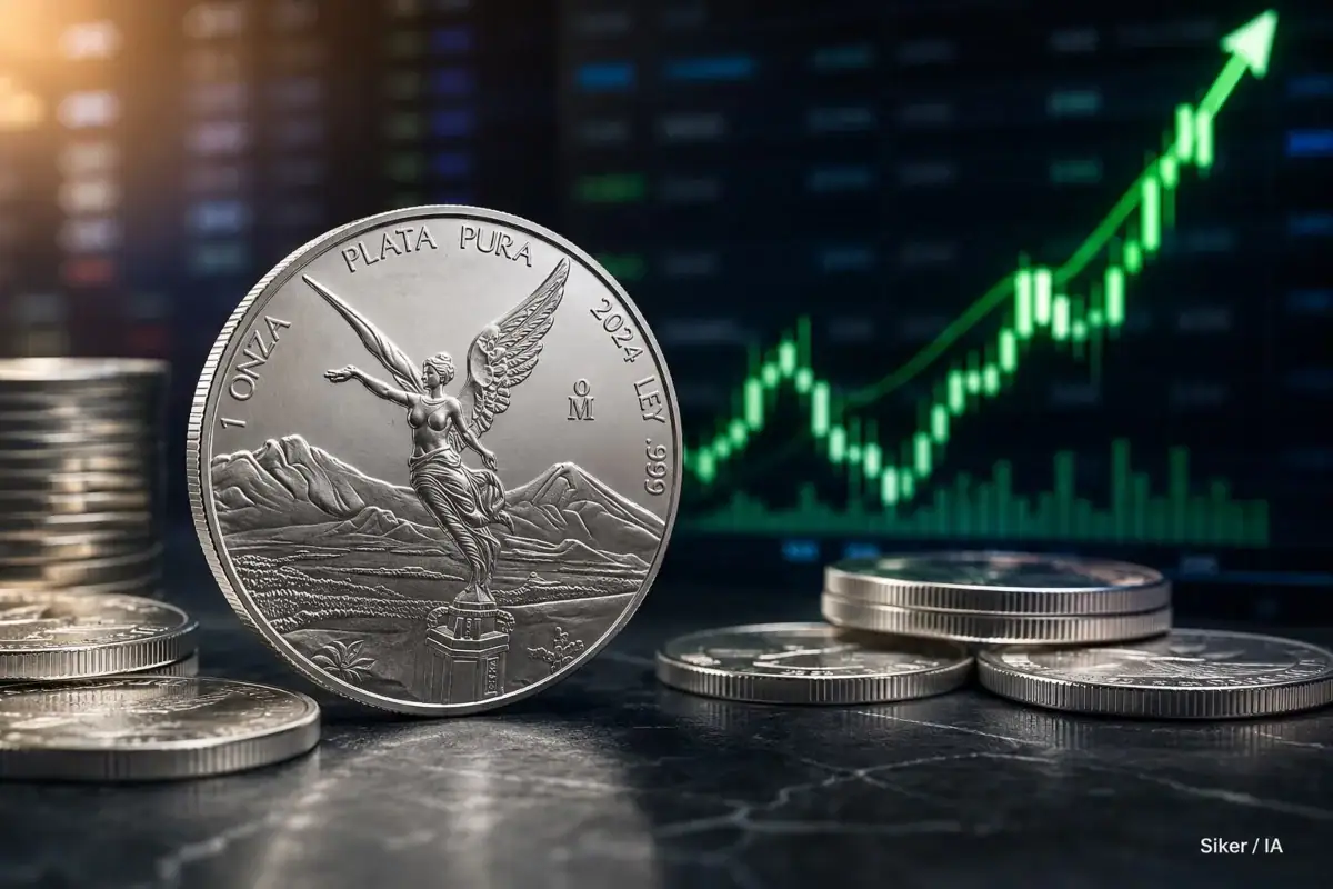 Precio de la onza de plata Libertad hoy viernes 21 de agosto de 2026 en Banco Azteca