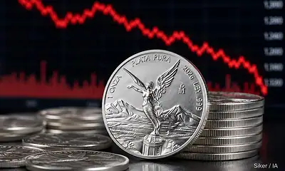 Precio de la onza de plata Libertad hoy martes 25 de agosto de 2026 en Banco Azteca